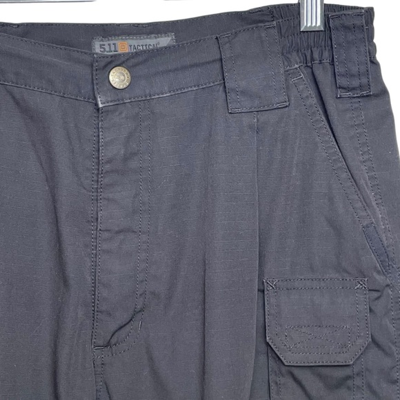 5.11 Tactical Pants Men Navy Blue Straight Taclite Pro Ripstop Cargo Work 36x31 - Picture 8 of 15